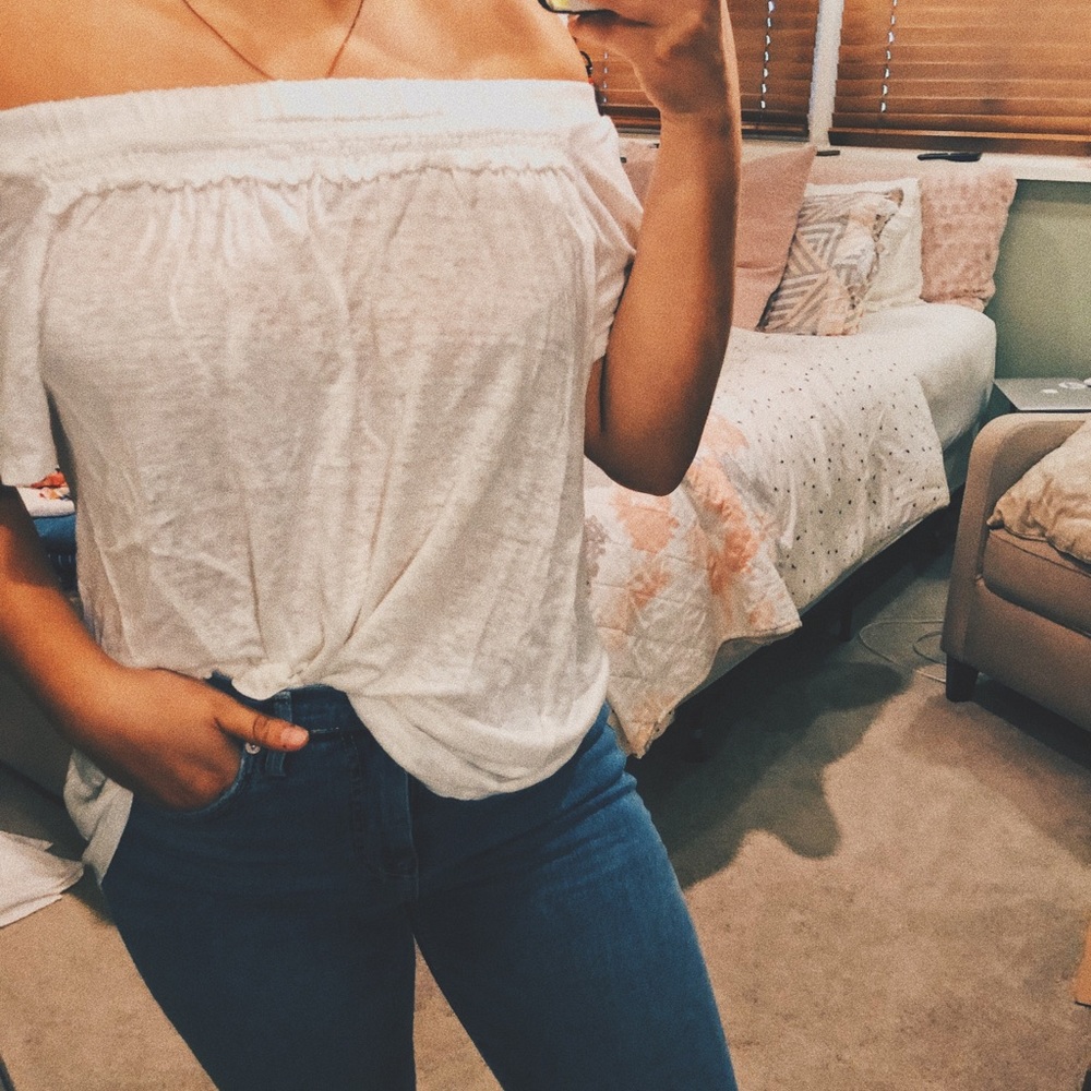Anthropologie Off-shoulder Top
